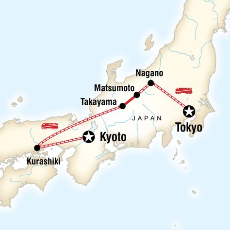 Takayama Japan, Route Map, G Adventures, Global Travel, Adventure Tours, Group Tours, Travel Tours, Travel Deals, Australia Travel