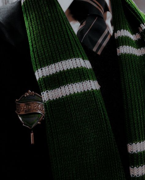 Scarf Aesthetic, Stile Harry Potter, Draco Malfoy Aesthetic, Slytherin Pride, Harry Potter Images, Slytherin House, Dark Green Aesthetic, Harry Potter Houses, Harry Potter Tumblr