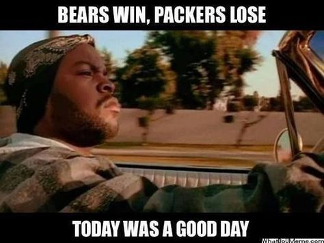 Seeing the Packers lose is getting to see the Bears win twice. | 22 Reasons Why Being A Chicago Bears Fan Is The Worst Love-Hate Relationship Of Your Life Good Day Meme, Recovery Humor, Laundry Humor, Mixtape Cover, I Love Music, Pusheen, Zumba, Way Of Life, Mixtape