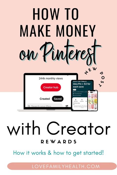 How to make money on Pinterest with the new Creator Rewards Program! Pinterest Creator, Make Money On Pinterest, Learn Pinterest, Money On Pinterest, Make Money From Pinterest, Small Business Advice, How To Get Clients, Engaging Content, Digital Marketing Tools