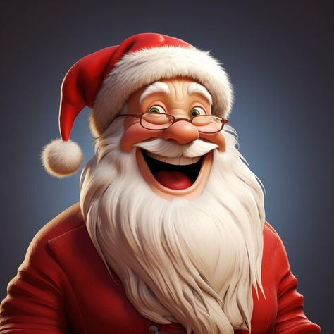 Photo 3d character santa claus smiling b... | Premium Photo #Freepik #photo Santa Cartoon, Cartoon Designs, Blank Background, Image Bank, 3d Characters, Cartoon Design, Premium Photo, Background Images, Santa Claus