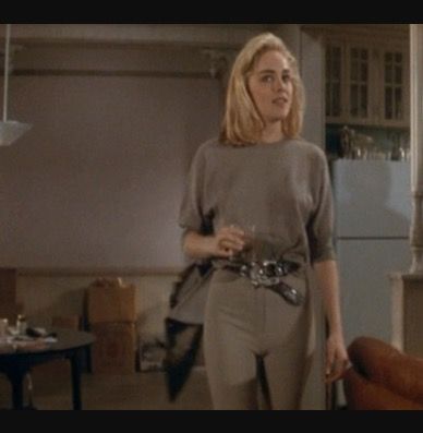 Sharon Stone Movies, Sharon Stone Basic Instinct, Catherine Tramell, Classic French Style, Basic Instinct, Outfit 90s, Sharon Stone, Movies Outfit, Fashion Mood Board