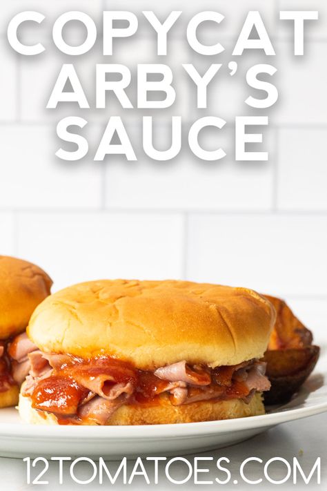 Arby’s Sauce, Arbys Sauce Copycat, Arby's Sauce Copycat, Copycat Sauces, 1950 Recipes, Arby's Sauce, Barbecue Rub, Bbq Sauces, Roast Beef Sandwiches