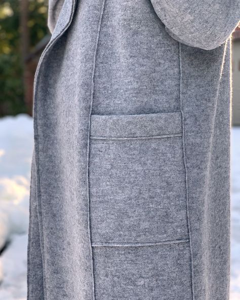 Boiled Wool Pona Jacket » Helen's Closet Patterns Winter Coat Pattern, Coat Inspiration, Boiled Wool Coat, Tips For Sewing, Sewing Coat, Boiled Wool Jacket, Creative Clothing, Sewing Things, Jacket Pattern Sewing