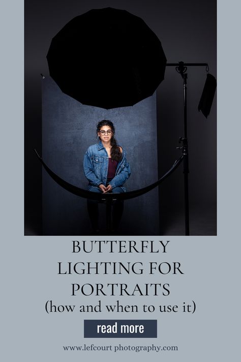 Discover Butterfly lighting for portraits and learn how and when to use this flattering technique. Perfect for creating soft shadows and enhancing facial features, it’s ideal for glamorous headshots. Whether in the studio or outdoors, master the best angles and lighting positions for beautifully lit portraits. Achieve professional-quality results with this timeless lighting setup! Butterfly Lighting Photography, Analogous Color Scheme, Sharp Photo, Butterfly Lighting, Action Photography, Lighting Techniques, Classic Lighting, Portrait Lighting, Instagram Prints