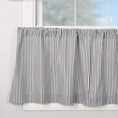 Country Window Treatments, Luxury Window Treatments, Insulated Drapes, Luxury Windows, Custom Valances, Prints Black And White, Cafe Curtain, Tier Curtains, Farmhouse Primitive