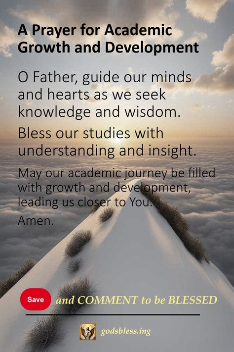 A Prayer for Academic Growth and Development Prayer For Confidence, Prayer For Son, Prayer For My Son, Work For The Lord, Proverbs 16 3, Divine Intervention, Short Prayers, Powerful Prayers, Psalm 119