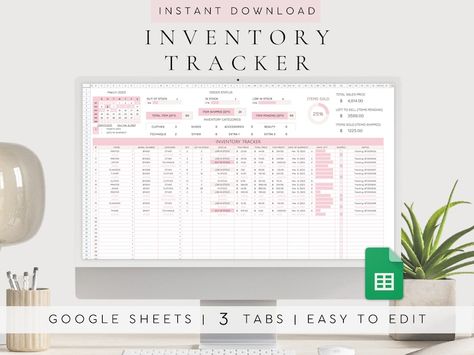 Product Inventory Spreadsheet, Business Spreadsheet, Inventory Checklist, Inventory Spreadsheet, Inventory Tracker, Google Spreadsheet, Product Manager, Tracker Template, Bookkeeping Templates