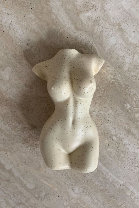 Curvaceous female body vase made from ceramic. A beautiful decor piece for your home. Perfect to hold artificial flowers or as an accent centerpiece. 4.7” height x 3.15” width In stock ready to ship. Sculptures For Home Decor, Women Body Clay Art, Body Clay Art, Sculpting Clay Ideas, Women Body Sculpture, Air Dry Clay Sculpture Ideas, Clay Sculpting Ideas, Body Vase, Clay Vases