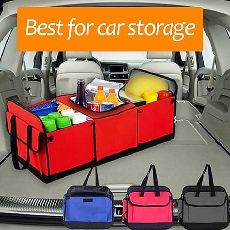 Suv Trunk Organization, Suv Storage, Car Boot Organiser, Car Trunk Storage, Truck Cargo, Trunk Organizer, Car Storage Box, Car Trunk Organization, Cheap Storage