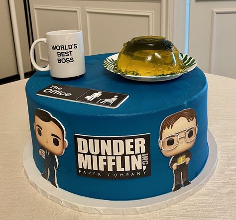 Groom's Cakes - Panini Bakery Worlds Best Boss, Best Boss, Dunder Mifflin, Grooms Cake, The Office, Cake