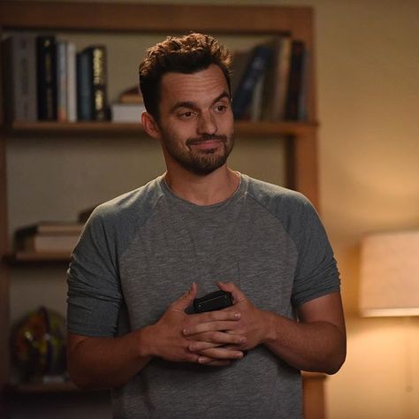 That look you get when you've waited the right amount of time to text back a crush. 😏  #NewGirl Nick Miller Aesthetic, Miller Aesthetic, Jake Johnson, Nick Miller, Milo Ventimiglia, Text Back, Ideal Man, A Crush, New Girl