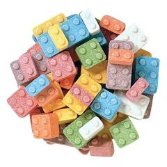 Sweet Tarts Candy, Lego Candy, Edible Candy, Fudge Shop, Lego Themed Party, Candy Balls, Candy Birthday Party, Giant Candy, Retro Candy