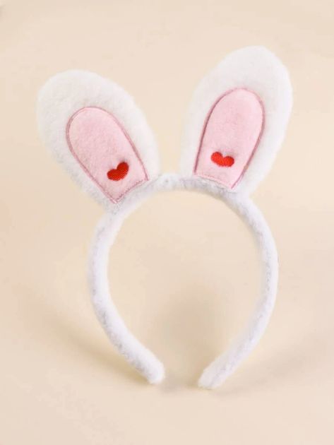 Rabbit Ear Decor Hair Hoop | SHEIN USA Kawaii Hair Clips, Heart Costume, Bunny Ears Headband, Whatsapp Wallpaper Cute, Retro Gadgets, Cool Paper Crafts, Watercolor Paintings For Beginners, Embellished Headbands