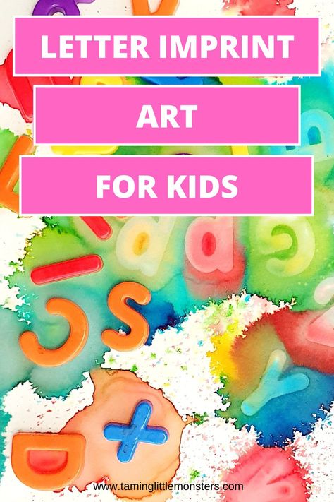 Preschool Letter Art Activities, Alphabet Art Projects Preschool, Alphabet Process Art, Alphabet Art Activities Preschool, Abc Art Activities Preschool, Kindergarten Process Art, Alphabet Art Preschool, Cheetah Room, Literacy Preschool