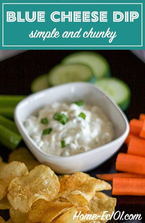 Blue Cheese Dip Recipe, Cheese Salad Dressing, Blue Cheese Recipes, Blue Cheese Dip, Blue Cheese Dressing, Savory Appetizer, Homemade Seasonings, Cheese Dip, Wing Recipes