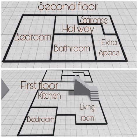 Bloxburg Cabin Layout, Cabin Bloxburg, Bloxburg Cabin, Cabin Layout, Cottage Layout, Cute Small Houses, Country Cottage House Plans, Winter House Exterior, Bloxburg House Ideas Layout