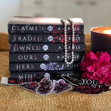 Blood Ties Series Books 1-6 Signed Paperback Bundle & BONUS STICKER PACK AND PEN!💓#LoveStory #RomanticEncounters #HeartfeltConnections #DateNightIdeas #SoulmateSearch #FlirtyFridays #CandlelitDinners #StarryEyedMoments #LoveQuotes #DreamyDates #WhisperedPromises #AmourAdventures Blood Ties Book Series Ak Rose, Mine Ak Rose Book, Spicy Romance Book Series, Spicy Book Reads, Blood Ties Series, Step Brother Romance Books, Smüt Books Aesthetic, Dark Romance Books To Read, Spicy Book Series