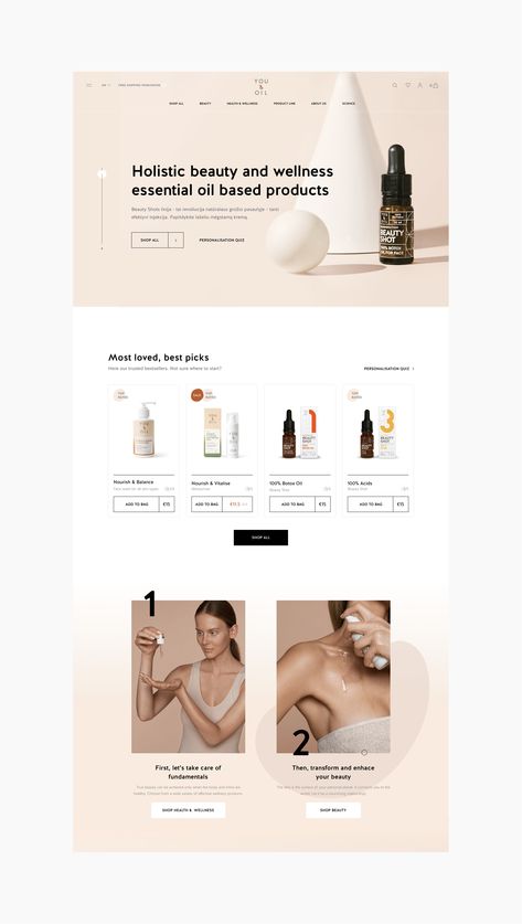 Desain Ux, Cosmetic Web, Desain Merek, Beauty Web, Feminine Web Design, Ui Ux 디자인, Modern Website Design, Desain Editorial, Webdesign Inspiration