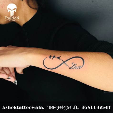 TashanTattoo
AshokTattooWala
S.20. Tirupati plaza
Opp. New bus stand
Near gd modi collage
Palanpur (gujrat)
9586697547
9687533310 444 Infinity Tattoo, Tattoo Ideas Female Infinity Sign, Infinity Name Tattoo My Husband, Infinity Tattoo Placement Ideas, Infinity Matching Tattoos, Tattoo Infinity Symbol, Love Infinity Tattoo, Infinity Name Tattoo, Infinity Love Tattoo