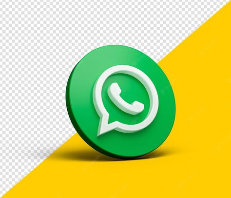 Premium PSD | Whatsapp icon social media logo whatsapp logo symbol 3d transparent psd Whatsapp Symbol Icons, About Whatsapp, Glossier Logo, Whatsapp Logo, Whatsapp Icon, Logo Symbol, Media Logo, Social Media Logos, Graphic Resources