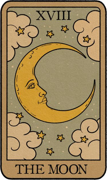 Tarot Cards Art Illustration, Sun And Moon Tarot, Moon Tarot Card, Tarot Card Tattoo, The Moon Tarot Card, The Sun Tarot, The Moon Tarot, Tarot Cards Art, Card Drawing