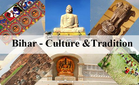 Bihar – Culture And Tradition Bihar Aesthetic, Bihar Culture, India After Independence, Miniature School, Bodh Gaya, Urban People, Gautam Buddha, Farm Gate, States Of India