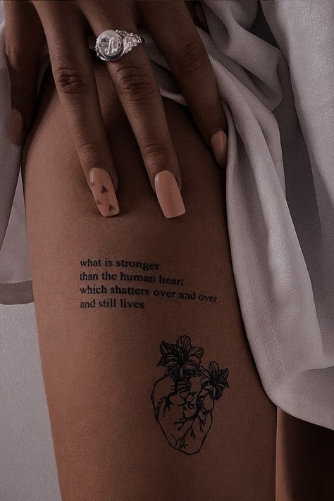 Heart Of Gold Tattoo, Simple Unique Tattoos, Human Heart Tattoo, Lower Arm Tattoos, The Best Tattoos, Cool Wrist Tattoos, Hand Tattoos For Girls, Self Love Tattoo, Small Forearm Tattoos