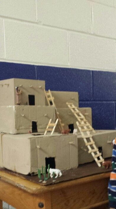 Pueblo Indiana Houses, School Diorama, School Project Ideas, Pueblo House, France Craft, Adobe Houses, Indian Project, Native American Projects, Indian Houses