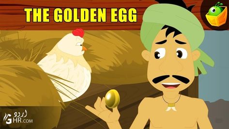 The Golden Egg | Sonay Ka Anda | Urdu Stories The Golden Egg Story, Sequencing Activities Kindergarten, Egg Pictures, Aesop's Fables, Activities Kindergarten, Aesops Fables, Urdu Stories, Story Activities, Golden Egg