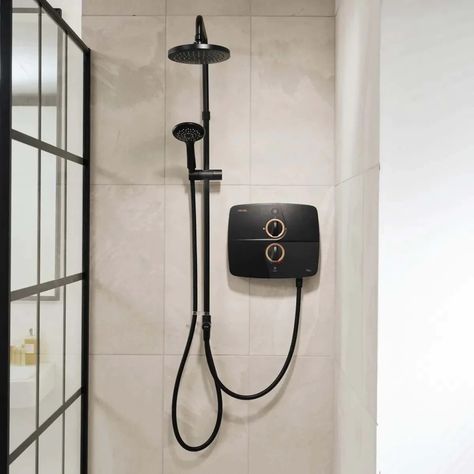 Airing Cupboard, Shower Black, Electric Showers, Power Shower, Shower Installation, Shower Head Holder, Rainfall Shower Head, Black Shower, Handheld Shower Head