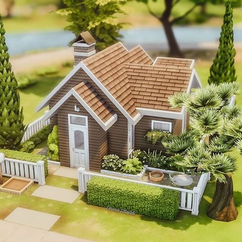 Sims 4 Tiny House Layout, Sims 4 Houses Layout 20x15, Sims 4 Houses 20x15, Sims 4 Tiny House Inspiration, Sims Tiny Living, Sims 4 Tiny Family House, Ts4 Tiny House, Tiny House Sims 4 Home Plans, Sims4 Tiny House