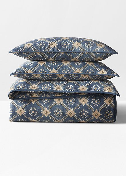 Walker Duvet Cover Set Ralph Lauren Bedroom, Indigo Bedding, Navy Bedroom, Bedroom Redo, Blue Duvet, Geometric Motif, Boys Bedding, Florida House, Duvet Bedding