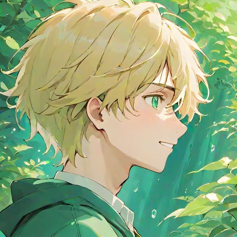 Blonde Anime Guy, Blonde Hair Anime Boy, Blonde Anime Boy, Anime Boy Icon, Pfp Icon Aesthetic, Blonde Anime, Boy Pfp, Boy Icon, Anime Guy