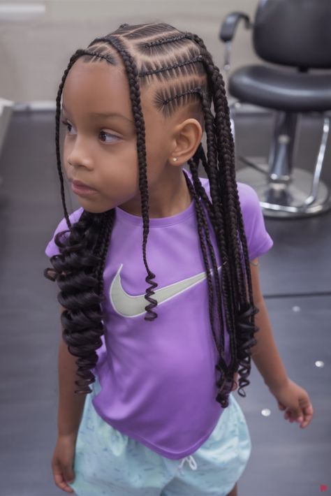 28 Braid Hairstyles for Kids 2025: Simple, Cute Ideas for All Hair Types Quick Girls Hairstyles Kids Black, Easy Braiding Styles For Kids Black Hair, Braids Toddler Girl, Easy Braided Hairstyles For Kids Black, Unique Braid Hairstyles, Black Toddler Braided Hairstyles, Braids For Kids Black, Quick Toddler Hairstyles Black, Girls Cornrow Hairstyles