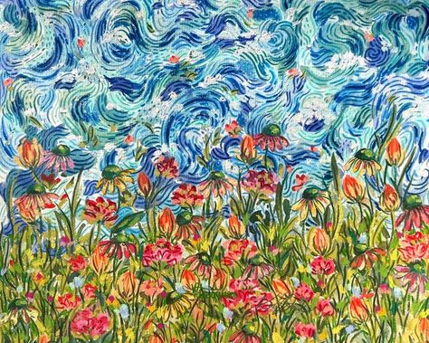 Background Ideas, Mirror Painting, April 15, Mixed Media Painting, Abstract Flowers, Colorful Decor, Floral Painting, Colorful Art, Floral Art