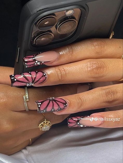 Difficult Nail Art, Army Nails, Formal Nails, Gothic Nails, Girly Acrylic Nails, Cute Acrylic Nail Designs, Nails Only, Prom Nails, Unique Acrylic Nails