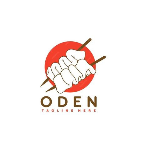 Premium Vector | Oden korean fish cake hand drawn logo Kimchi Packaging, Korean Fish Cake, Korean Logo, Korean Fish, Cake Logo, Hand Drawn Logo, Fish Cake, Logo Food, 로고 디자인