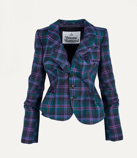 Tailored Jacket Women, Tartan Fashion, Rich Clothes, Canvas Learning, Jackets Women, Dolce E Gabbana, Coats And Jackets, Tailored Jacket, Jacket Women