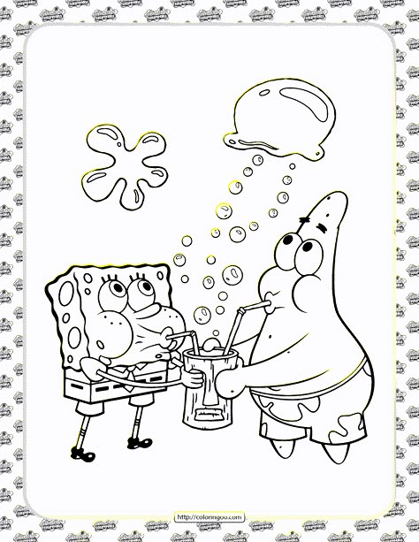 SpongeBob and Patrick Coloring Sheet High Coloring Pages For Adults, Draw For Best Friend, Sponge Bob And Patrick Drawing, Patrick Spongebob Drawing, Spongebob And Patrick Sketches, Spongebob Drawings Art, Spongebob And Patrick Drawing, Spongebob And Patrick Painting, Spongebob Drawings Easy