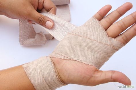 Sprained Wrist, Medical Tips, First Aid Tips, Wrist Exercises, Wrist Injury, Wrist Pain, How To Wrap, Zombie Survival, The Homestead