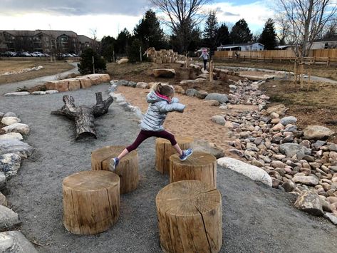 One of the Best Nature Playgrounds in Colorado | Slides and Sunshine Lafayette Colorado, Discovery Zone, Modern Playground, Home Nature, Visit Colorado, Ropes Course, Best Nature, Washington Park, Natural Playground