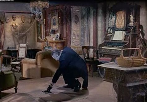 Inside the Munster House Screen Shots of All Interiors and Every Room: Color Screen Shots - Munster House The Munsters House, Munsters House, Munsters Tv Show, The Munster, Hollywood Homes, The Munsters, Classic Monsters, Room Color, Old Tv Shows