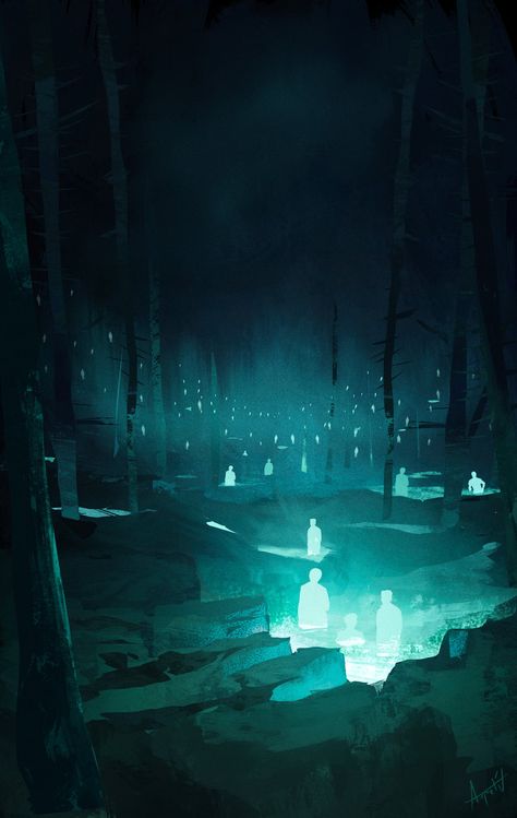 Fantasy Places, Fantasy Art Landscapes, Fantasy Concept Art, 판타지 아트, Environment Design, Fantasy Inspiration, Environment Concept Art, Environmental Art, Dark Forest