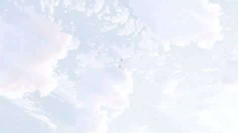 Youtube Gif, Gifs Anime, Pretty Gif, Gif Background, Sky Gif, Bff Drawings, Baby Blue Aesthetic, Light Blue Aesthetic, Cute Banners