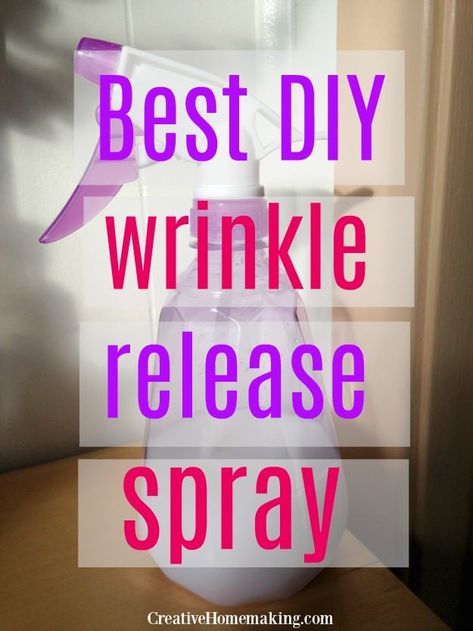 Wrinkle Release Spray, Diy Wrinkles, Wrinkle Release, Deep Cleaning Hacks, Laundry Cleaning, Tracker Free, Messy House, Easy Cleaning Hacks, Vinegar Cleaning