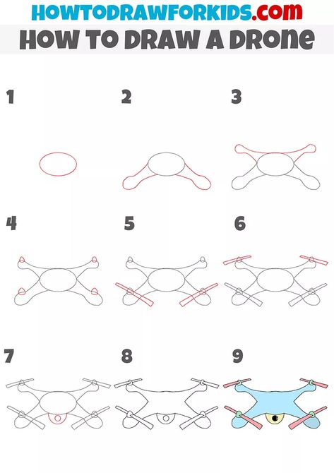 How To Draw A Plane Step By Step, Step By Step Airplane Drawing, Drone Design Sketch, How To Draw Aeroplane Step By Step, Drone Drawing, Basic Drawing For Kids Step By Step, Aeroplane Drawing For Kids, Draw Objects, 100 Day Challenge