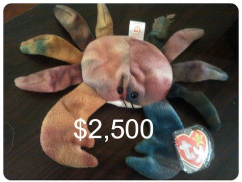 You Won't Believe How Much Money These 11 Beanie Babies Are Actually Worth Now! | Playbuzz Sell Beanie Babies, Beanie Babies Worth Money, Beanie Babies Worth, Beanie Babies Value, Beanie Baby Prices, Valuable Beanie Babies, Baby Beenies, Rare Beanie Babies, Beanie Bears