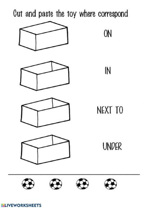 Prepositions: English as a Second Language (ESL) worksheet by MissLau2020 Prepositions For Kindergarten, Esl Prepositions, Prepositions For Kids, Preposition Worksheet, Prepositions Activities, Prepositions Activities For Kids, Prepositions Worksheets, Teaching Prepositions Activities, Prepositions Kindergarten