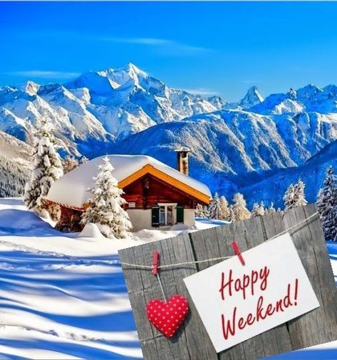 #weekend #snow #winter Winter Weekend, Snow Winter, Happy Weekend, Good Morning, Natural Landmarks, Travel, Quick Saves